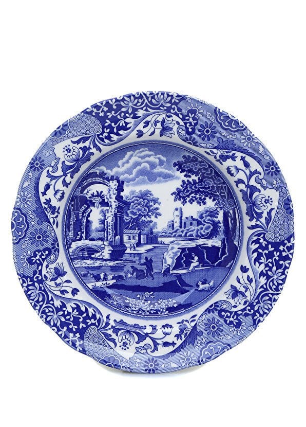 Spode Blue Italian Porselen Çorba Tabağı