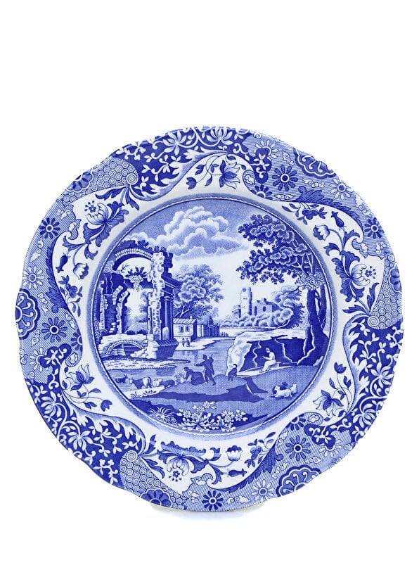 Spode Blue Italian Porselen Pasta Tabağı
