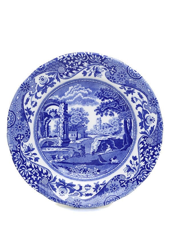 Spode Blue Italian Porselen Ekmek Tabağı