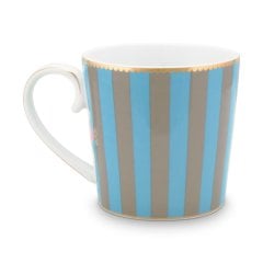 Love Birds Küçük Mug, Mavi / Haki 150 ML