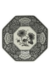 Spode Heritage Siyah Beyaz Desenli Porselen Servis Tabağ