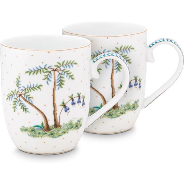 Jolie ikili Beyaz Küçük Mug Seti 145 ml.