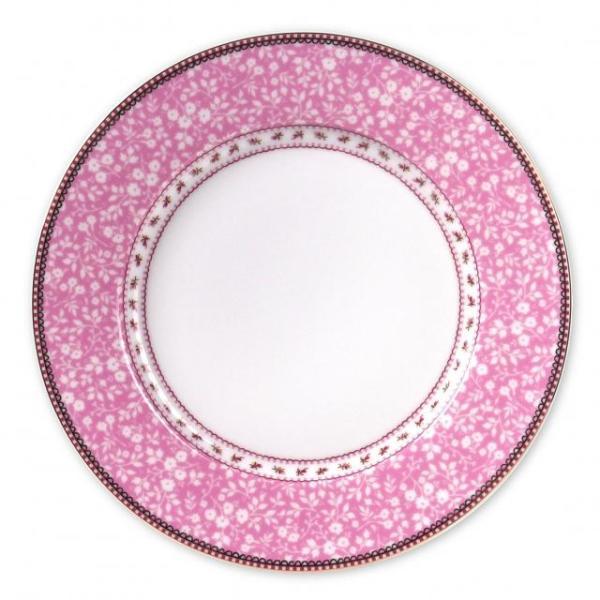 Pip Pembe Yemek Tabağı 26.5 Cm