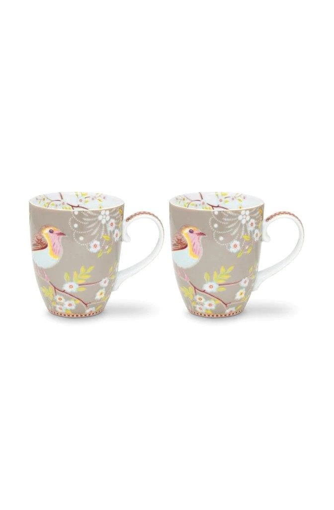 Haki Kuşlu ikili Mug- Hediye Kutulu