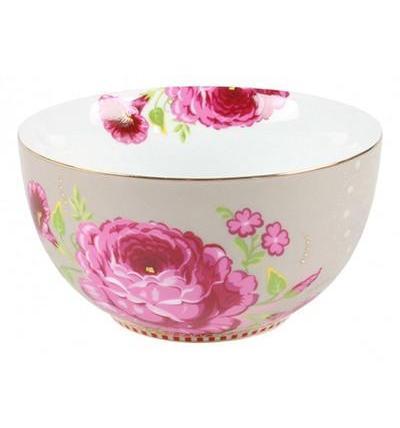 Pip Gül Desenli Haki Kase 12 Cm.